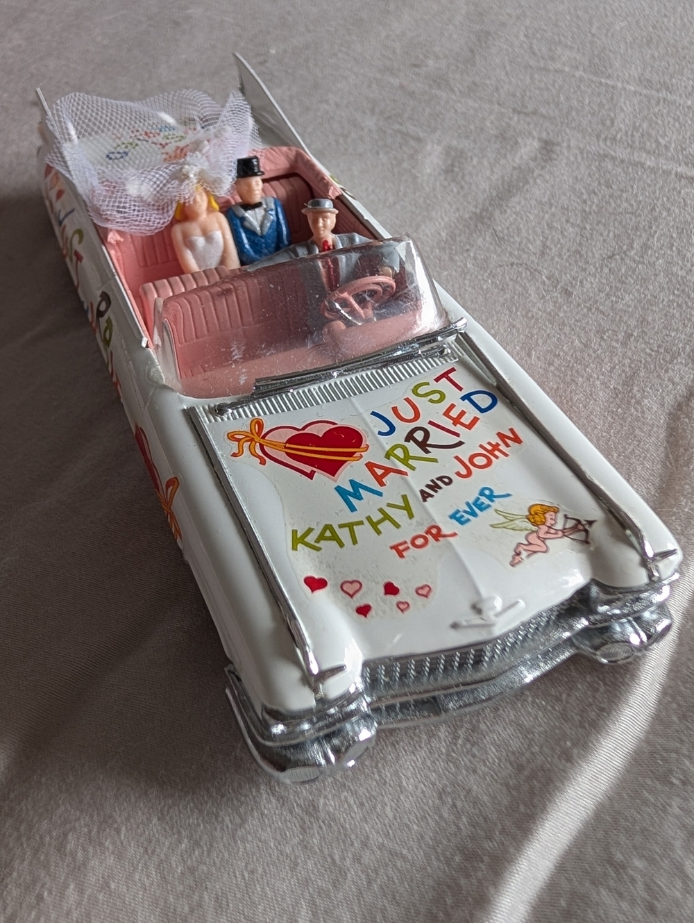 1950s Diecast "Just Married" Car